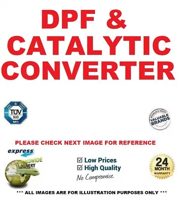 DPF & CATALYTIC CONVERTER For FIAT DUCATO Box 120 Multijet 2.3D 2006->on • £507.91